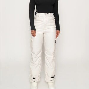 JLUXLABEL Ivory Snowfall Ski Pants